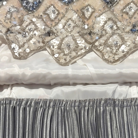 Neiman Marcus Vintage George F Couture Beaded Formal Gown - Picture 9 of 11